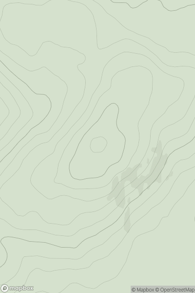 Thumbnail image for Black Fell [The River Tweed to the English Border] showing contour plot for surrounding peak